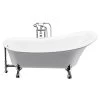 A&E Bath & Shower Freestanding Clawfoot Bathtub - 69-in - Glossy White -Cheap A&E Bath Store 330003994 AlternateImage3 l