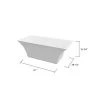 A&E Bath & Shower Abzu Freestanding Bathtub - 67-in - Glossy White -Cheap A&E Bath Store 330004005 AlternateImage6 l