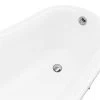A&E Bath & Shower Dora Clawfoot tub with faucet - 59-in - White -Cheap A&E Bath Store 330700041 AlternateImage1 l