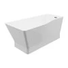 A&E Bath & Shower Riga-67 Asymetric Freestanding Tub - 67-in - White -Cheap A&E Bath Store 330700068 MainImage 001 l