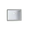 A&E Bath & Shower Isla Undermount Ceramic Basin Sink, Glossy White -Cheap A&E Bath Store 330700070 AlternateImage1 l