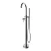 A&E Bath & Shower Milan Freestanding Faucet - Round Spout - Chrome -Cheap A&E Bath Store 330700078 MainImage 001 l