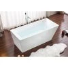 A&E Bath & Shower Boston Freestanding Bathtub - 59-in - White -Cheap A&E Bath Store 330700096 AlternateImage1 l
