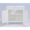 A&E Bath & Shower Axil III 2-Door 2-Shelf MDF Freestanding Cabinet Banks - 24-in W x 30-in H x 18-in D - White 5 A&E Bath & Shower Axil III 2-Door 2-Shelf MDF Freestanding Cabinet Banks - 24-in W x 30-in H x 18-in D - White -Cheap A&E Bath Store 330783305 AlternateImage1 l