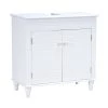 A&E Bath & Shower Axil III 2-Door 2-Shelf MDF Freestanding Cabinet Banks - 24-in W x 30-in H x 18-in D - White 2 A&E Bath & Shower Axil III 2-Door 2-Shelf MDF Freestanding Cabinet Banks - 24-in W x 30-in H x 18-in D - White -Cheap A&E Bath Store 330783305 MainImage 001 l
