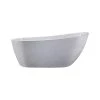 A&E Bath & Shower Marlowe Oval Acrylic Center Drain Bathtub - 30.68-in x 67-in - White Marble High-Gloss Acrylic 2 A&E Bath & Shower Marlowe Oval Acrylic Center Drain Bathtub - 30.68-in x 67-in - White Marble High-Gloss Acrylic -Cheap A&E Bath Store 330783307 MainImage 001 l