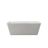 A&E Bath & Shower Holland Rectangular Acrylic Center Drain Bathtub - 29.5-in x 67-in - White High-Gloss Acrylic -Cheap A&E Bath Store 330783313 MainImage 001 l