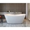 A&E Bath & Shower Hazel Oval Acrylic Center Drain Bathtub - 31.87-in x 67-in - White High-Gloss Acrylic -Cheap A&E Bath Store 330783315 AlternateImage1 l
