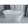 A&E Bath & Shower Cecile Oval Acrylic Center Drain Bathtub - 31-in x 67-in - White High-Gloss Acrylic 5 A&E Bath & Shower Cecile Oval Acrylic Center Drain Bathtub - 31-in x 67-in - White High-Gloss Acrylic -Cheap A&E Bath Store 330783322 AlternateImage1 l
