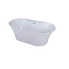 A&E Bath & Shower Cecile Oval Acrylic Center Drain Bathtub - 31-in x 67-in - White High-Gloss Acrylic -Cheap A&E Bath Store 330783322 MainImage 001 l