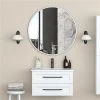 A&E Bath & Shower Modern 36-in Silver Round Bathroom Mirror -Cheap A&E Bath Store 330868004 AlternateImage1 l