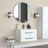 A&E Bath & Shower Modern 36-in Silver Round Bathroom Mirror -Cheap A&E Bath Store 330868004 AlternateImage2 l
