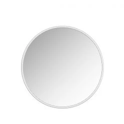 A&E Bath & Shower Modern 36-in Silver Round Bathroom Mirror