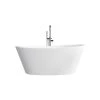 A&E Bath & Shower 35.83-in W x 66.22-in L White High-Gloss Acrylic Reversible Drain Freestanding Bathtub -Cheap A&E Bath Store 330868009 AlternateImage3 l