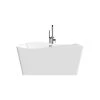 A&E Bath & Shower 30.3-in W x 59.25-in L White High-Gloss Acrylic Rectangular Centre Drain Freestanding Bathtub -Cheap A&E Bath Store 330868012 AlternateImage1 l
