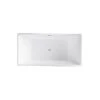 A&E Bath & Shower 30.3-in W x 59.25-in L White High-Gloss Acrylic Rectangular Centre Drain Freestanding Bathtub -Cheap A&E Bath Store 330868012 AlternateImage2 l