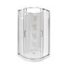 A&E Bath & Shower Limon White 76-in x 38-in x 38-in Neo-Round Corner Shower Kit - 3-piece -Cheap A&E Bath Store 330881878 MainImage 001 l