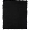 A&E Bath & Shower 3-ft x 4-ft Black Faux Sheepskin Plush Rectangular Indoor Solid Rug -Cheap A&E Bath Store 330950827 MainImage 001 l