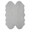 A&E Bath & Shower 4-ft x 6-ft Ivory Faux Sheepskin Plush Irregular Indoor Solid Rug -Cheap A&E Bath Store 330950848 MainImage 001 l