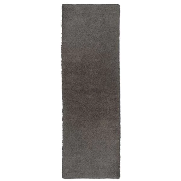 A&E Bath & Shower 2-ft x 6-ft Grey Faux Fur Plush Rectangular Indoor Solid Rug 3 A&E Bath & Shower 2-ft x 6-ft Grey Faux Fur Plush Rectangular Indoor Solid Rug