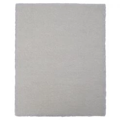 A&E Bath & Shower 4-ft x 6-ft Ivory Faux Fur Plush Rectangular Indoor Solid Rug