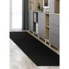 A&E Bath & Shower 2-ft x 6-ft Black Faux Fur Plush Rectangular Indoor Solid Rug -Cheap A&E Bath Store 330950947 AlternateImage1 l
