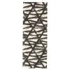 A&E Bath & Shower Leland 2-ft x 8-ft Black/Ivory Rectangular Indoor Geometric Rug -Cheap A&E Bath Store 330950967 MainImage 001 l