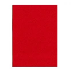 A&E Bath & Shower Leland 2-ft x 3-ft Red Rectangular Indoor Geometric Rug